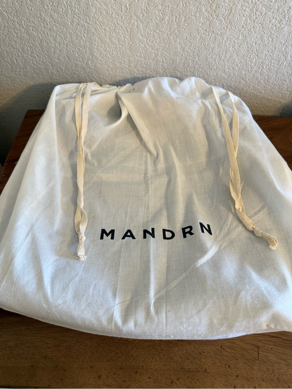 Mandrn Ezra Denim Suede Zip Tote or Backpack Used Once - Picture 12 of 13